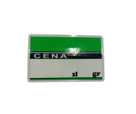 Obrazek dla: Ceny Laminowane ZIELONE 60x95mm 50szt.