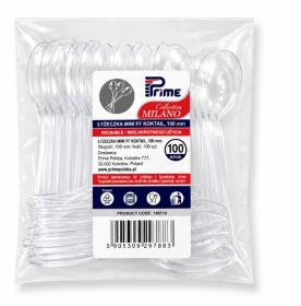 Obrazek dla: MINI łyżeczka do deserów przekąsek i fingerfood  10 cm 100szt.