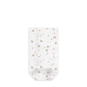 Obrazek dla: Torebka OPP  Krzyżowa Woreczek celofanowy w  świąteczne gwiazdki 9,5x16+4cm 100szt.